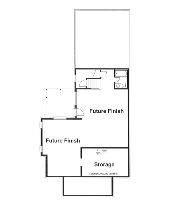 Lower Level image of Chadwick House Plan